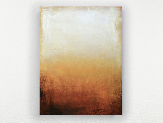 Earth Light , minimalist abstract earth tones