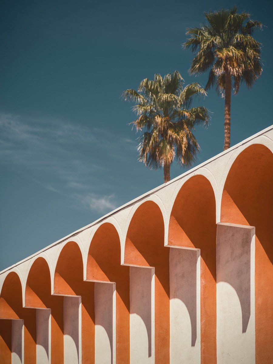 Urban And Pop Cityscapes Photograph By Jens Ochlich, 11 X 17, Palm Springs Arches, Original Artwork