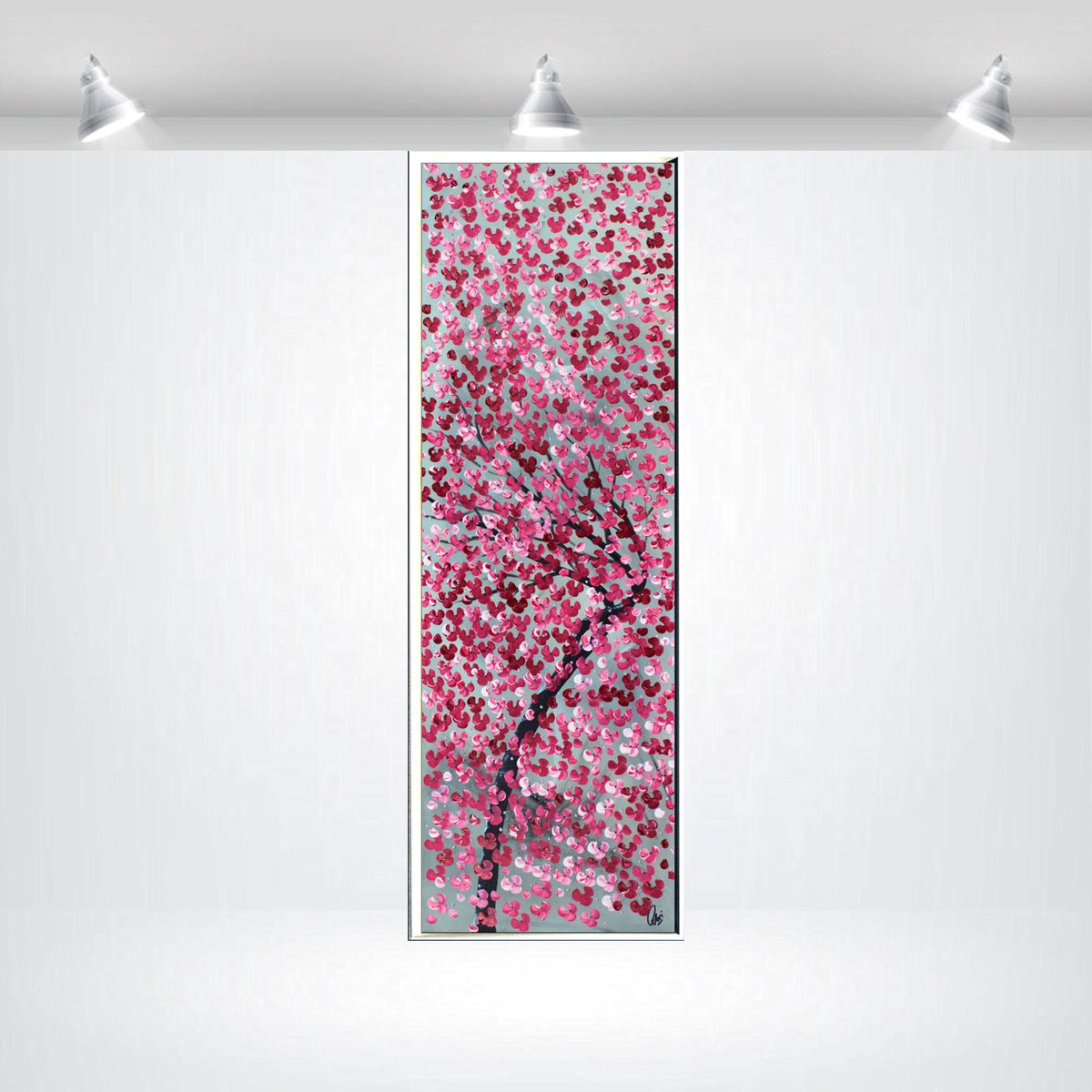  Flammende Bluten By Edelgard Schroer, 17 X 48, Artwork For Sale On Artfinder