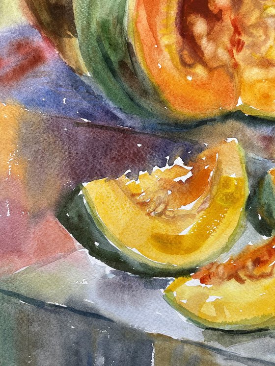 Pumpkin and slices
