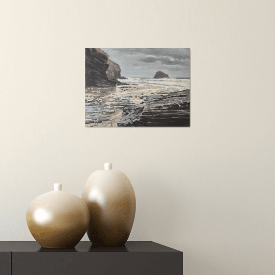 Trebarwith Strand winter