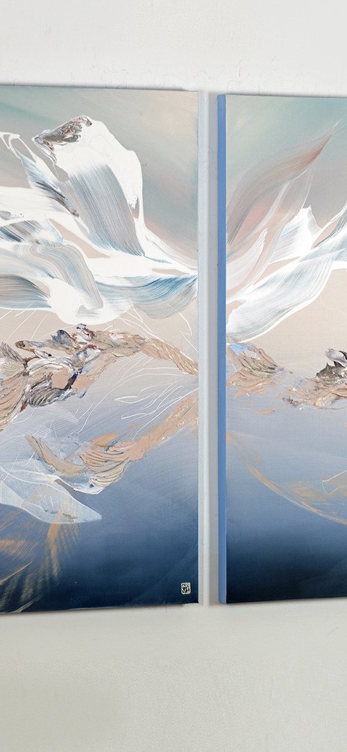 Gift From Above Diptych by Novi Lim