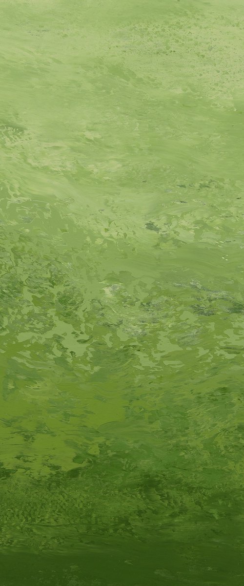 Nature Greens - Modern Green Abstract by Suzanne Vaughan
