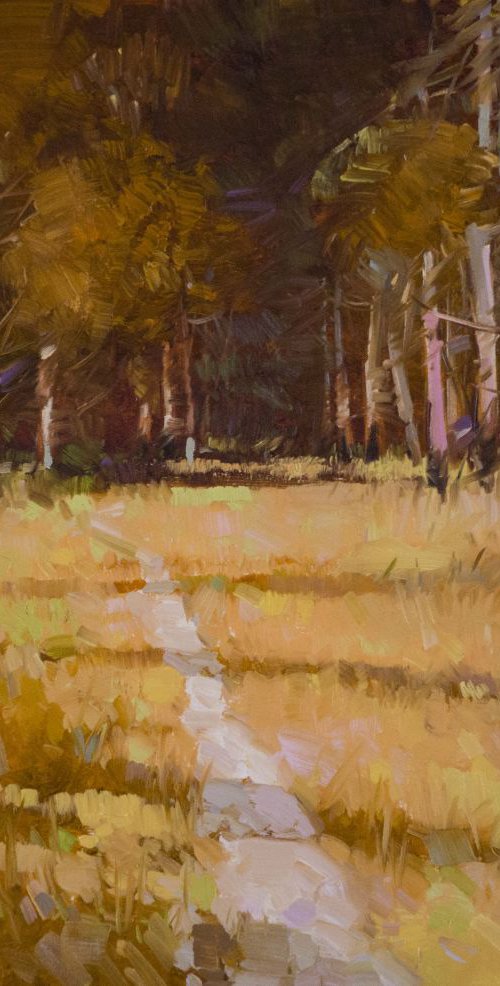 Summer Field Handmade oil painting One of a kind by Vahe Yeremyan