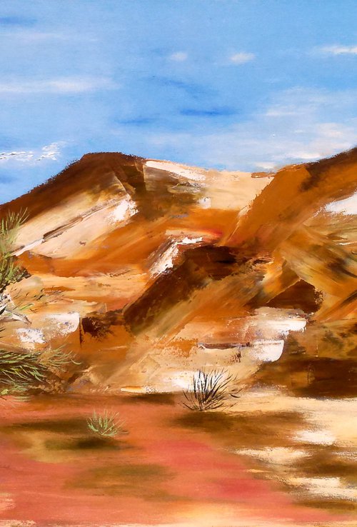 Somewhere at the desert by Halyna Kirichenko