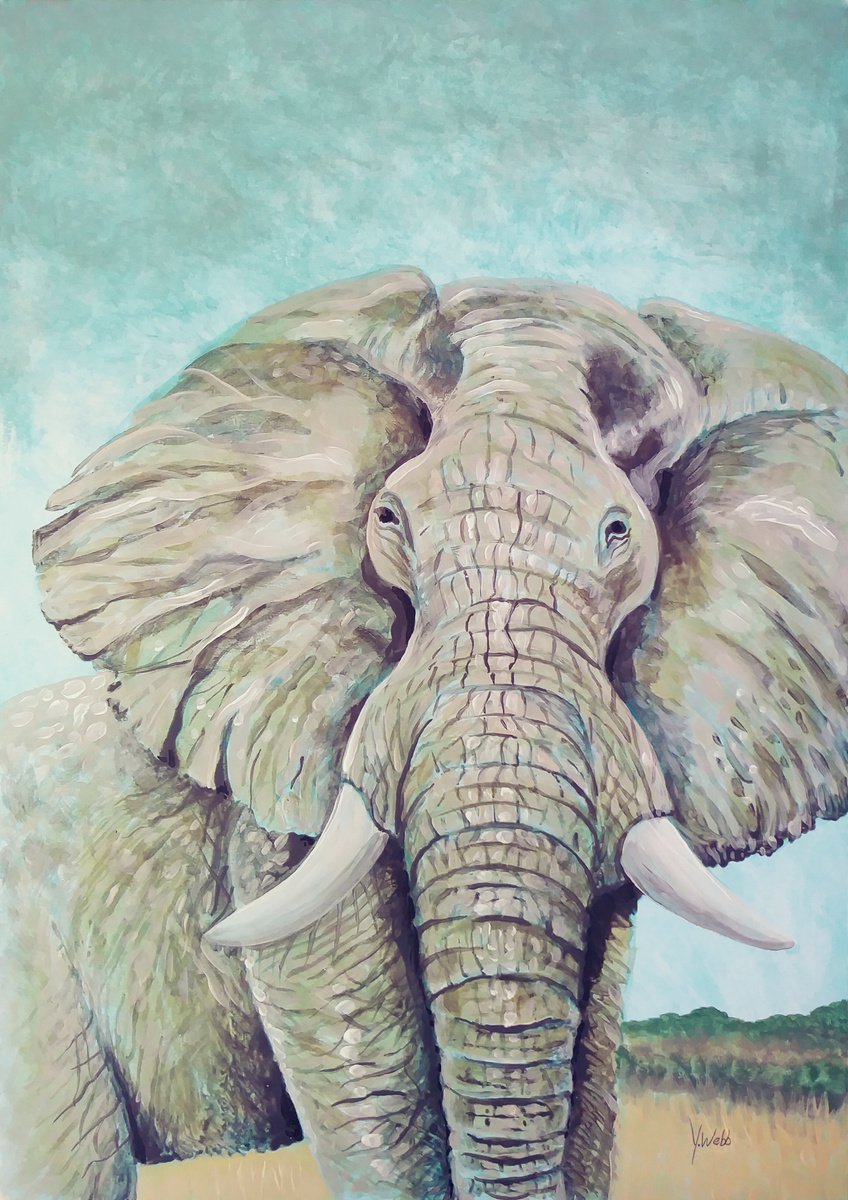 Elephant by Yvonne B Webb