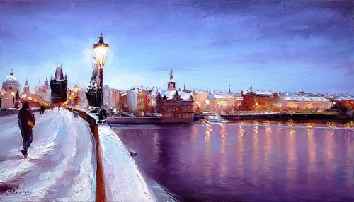 Winter in Prague by Bozhena Fuchs