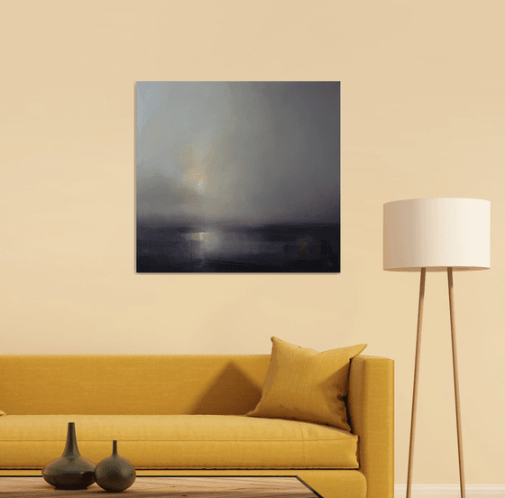 " Misty Sunrise "....Special Price W 80 x H 75 cm