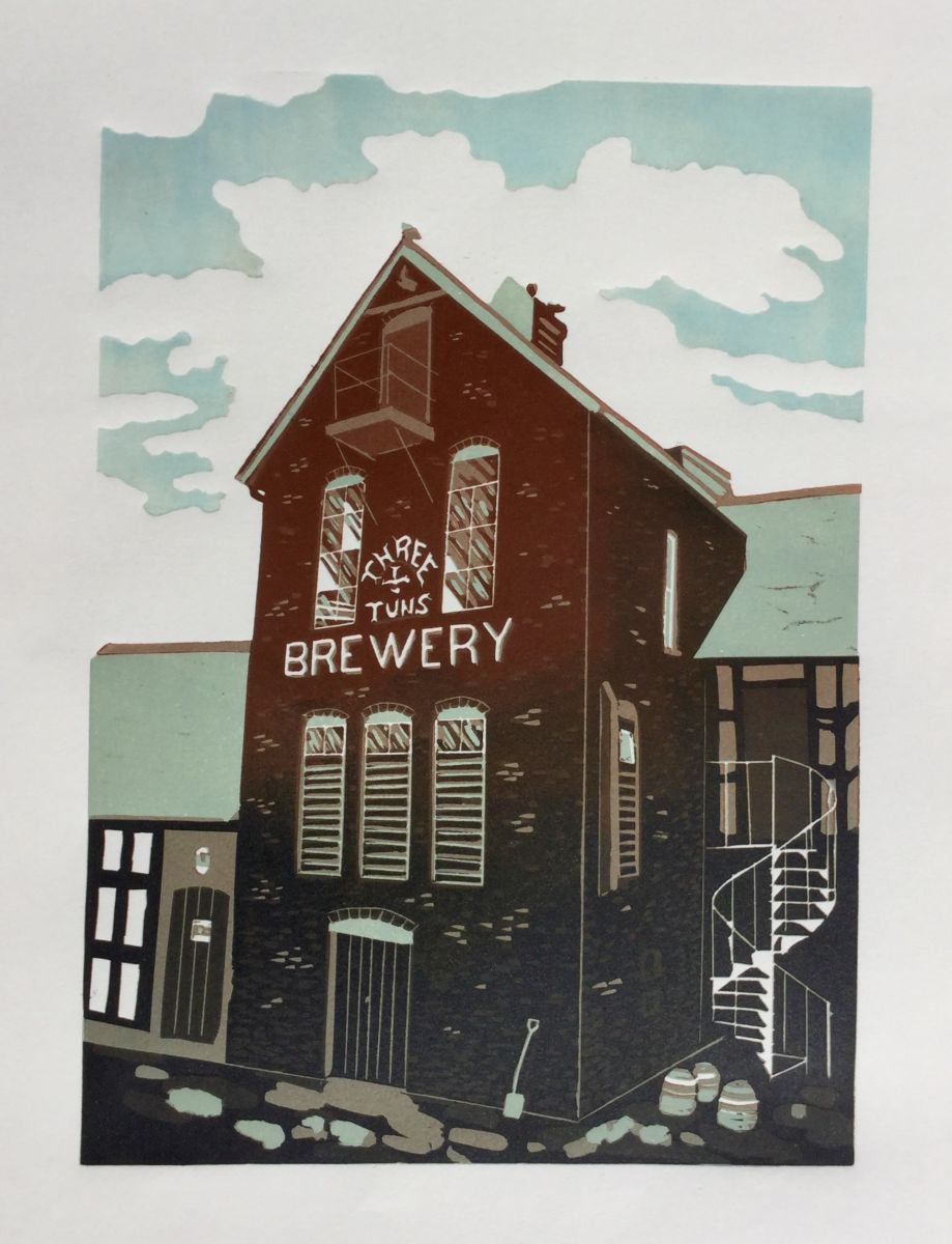 The Three Tuns Brewery, Bishops Castle by Drusilla Cole