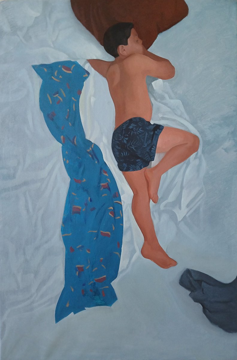 Photorealistic Oil Painting , Confidence By Vasyl Koval, 31 X 47, Artwork For Sale On Artfinder