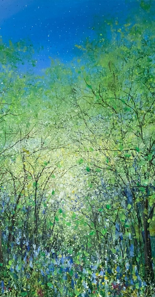Misty Bluebells by Jan Rogers