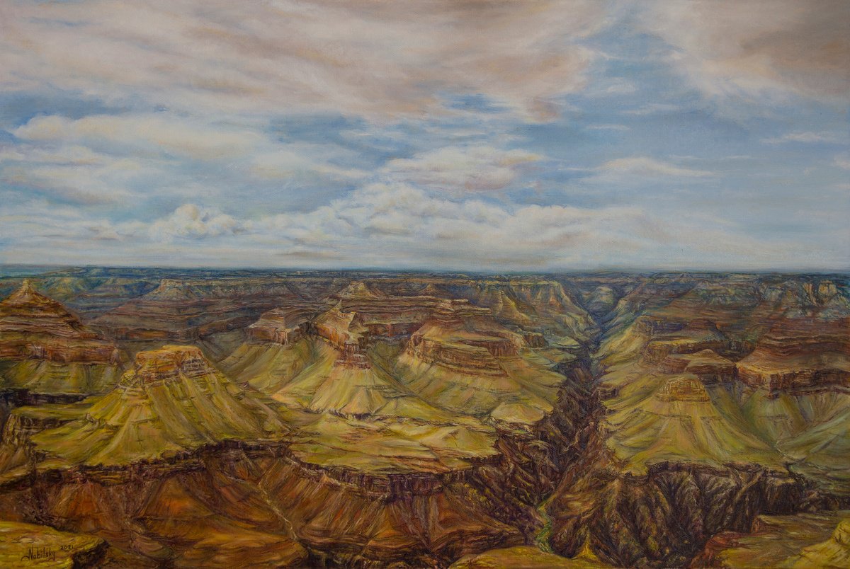 FLYING OVER THE CANYON by Olena Nabilsky