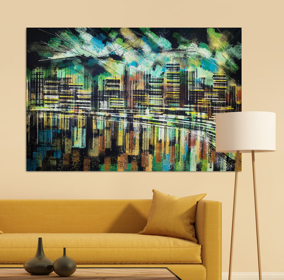 New York City Symphony - Large Painting - RESERVED FOR ERIC