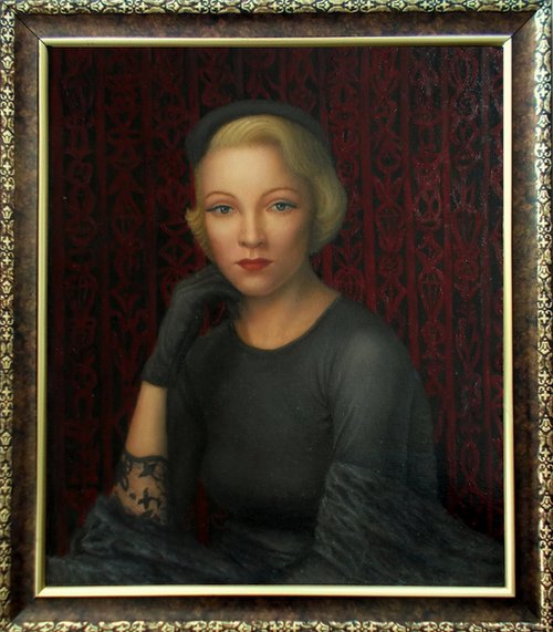 "Marlene" 75x65 cm (with frame) by Tatyana Mironova