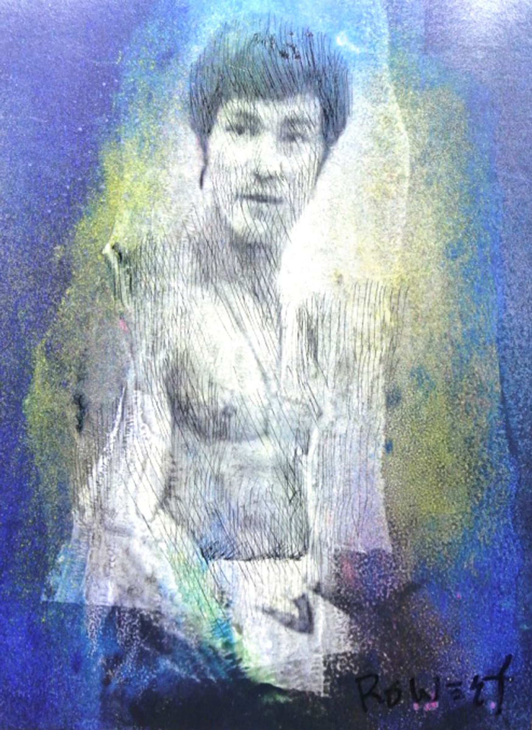 Bruce Lee Mixed Media Painting By Ro West Artfinder