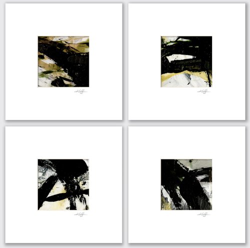 Under A Magic Spell Collection 1 - 4 Abstract Paintings by Kathy Morton Stanion