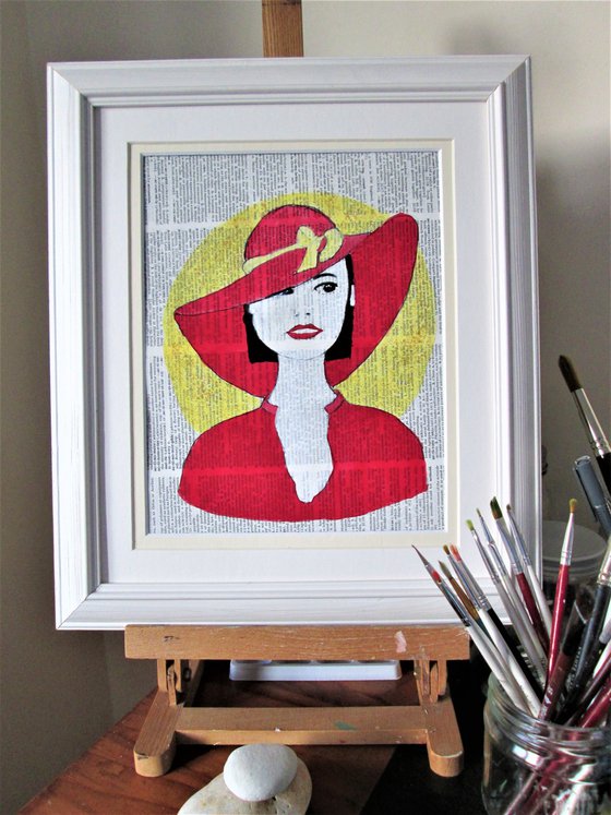 Lady in Red Hat