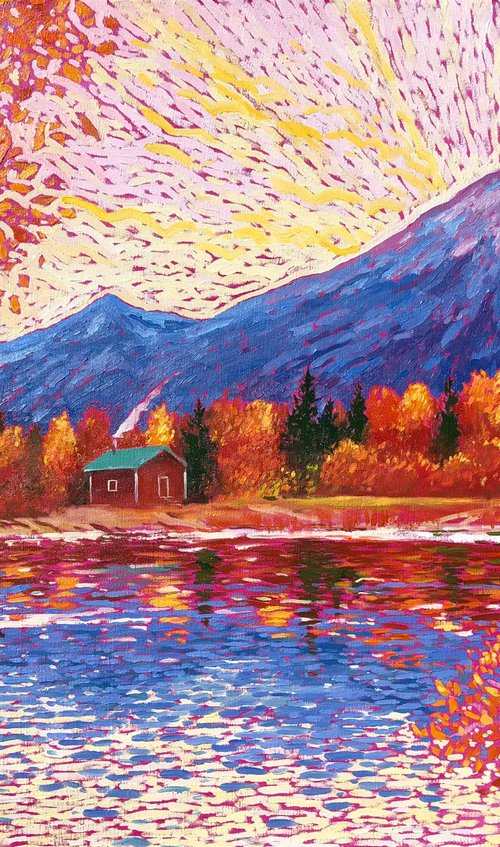Bright fall by Volodymyr Smoliak