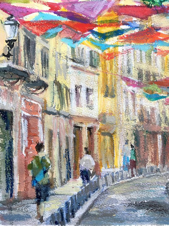 Colors of Madrid. Calle de la Cava Baja