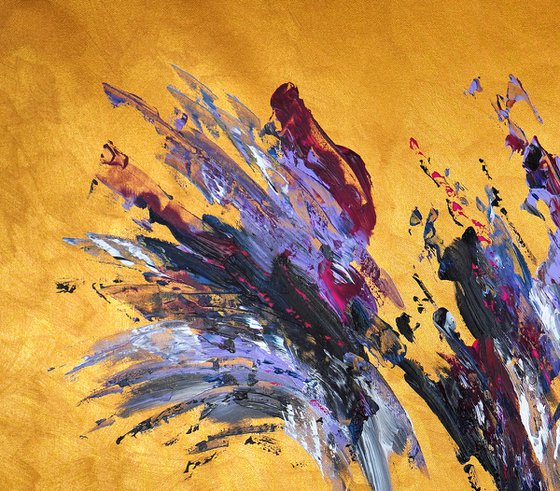 Gold Abstraction C 1