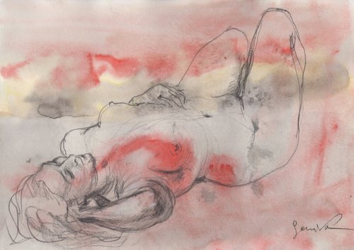 Excite. Erotic art by Samira Yanushkova