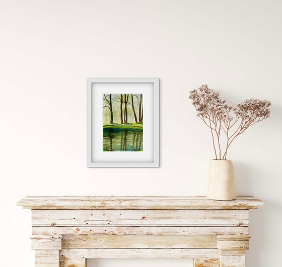 Green Reflections of Spring