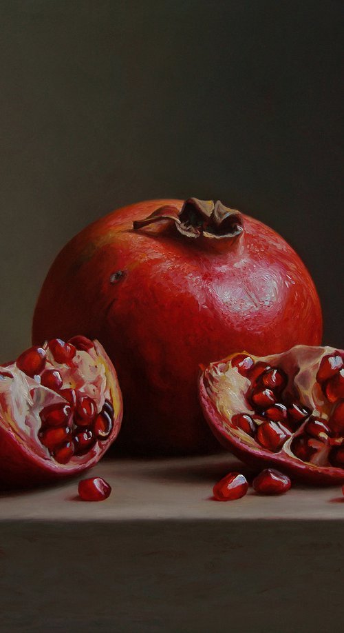 Pomegranates by Albert Kechyan