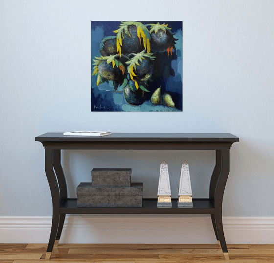 The Bowing Sunflowers