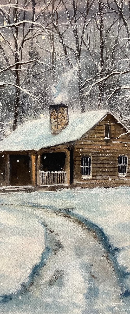 Winter’s path by Darren Carey