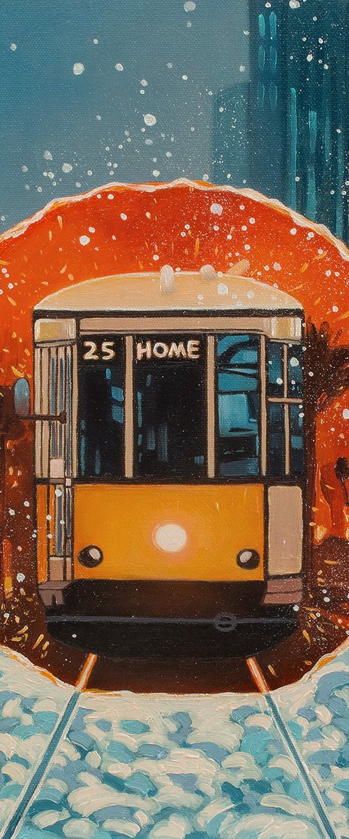 Teleporting train by Yue Zeng