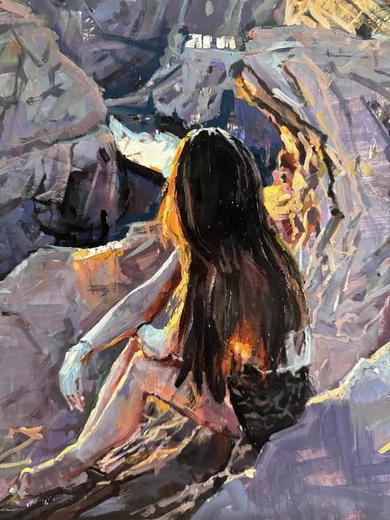 Solitude over the canyon