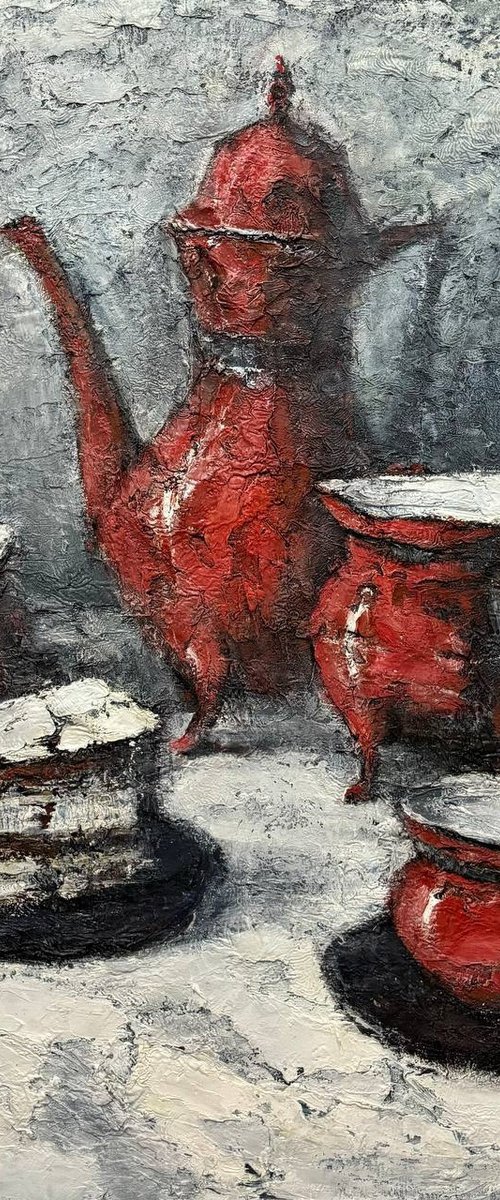 Red still life by Ilya Hichan