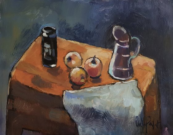 Still Life with Olive Jar