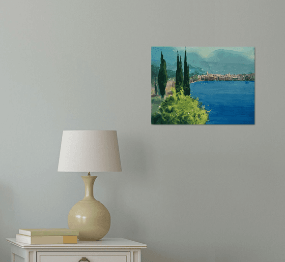 Calm Waves of Lake Garda