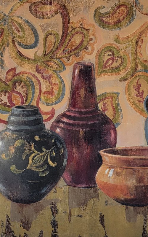 Pots from the East by Silvia  Vassileva