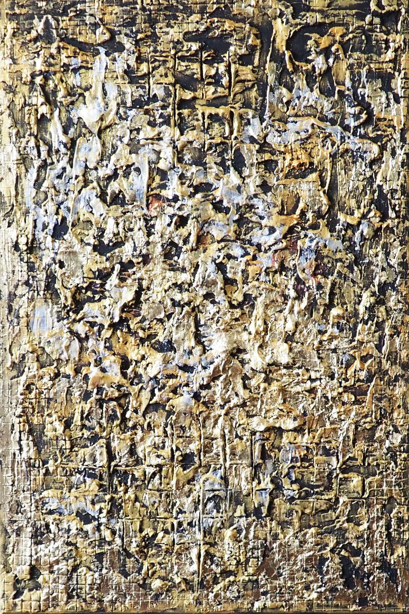 Abstract art - GOLDEN PALACE by VANADA ABSTRACT ART