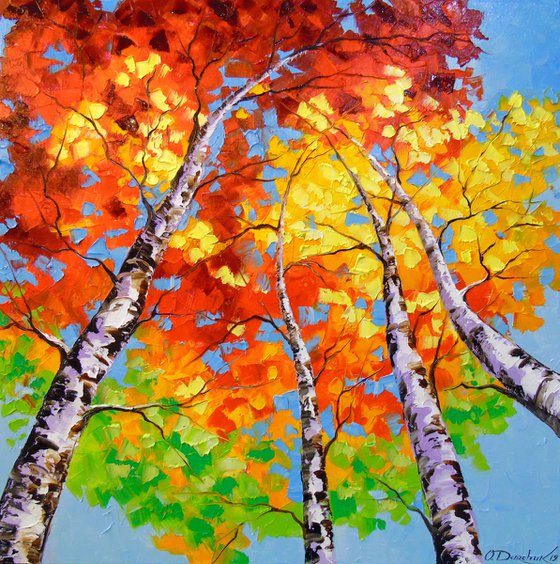 Heavenly birches