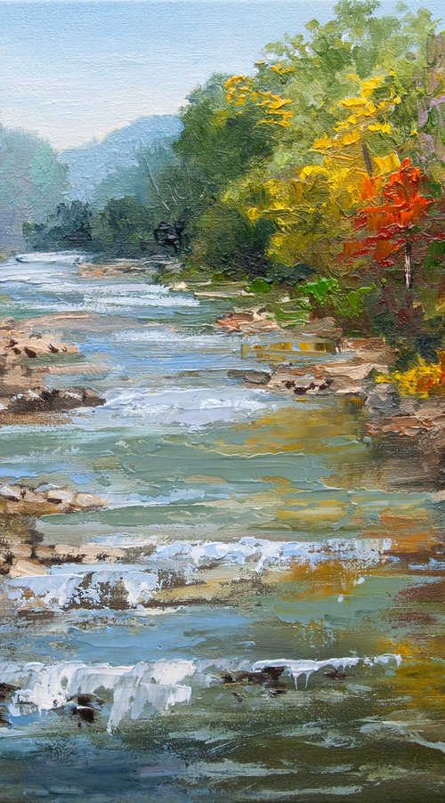 Forest creek. by Tetiana Vysochynska