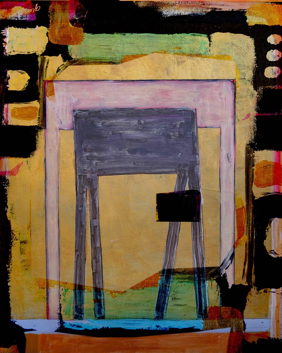 Expressive Painting , Liberation Of The Mind 35 By Geert Lemmers Fpa, 31 X 39, Artwork For Sale On Artfinder