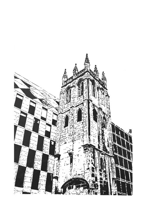 St Alban Church Tower by Alex Baciu