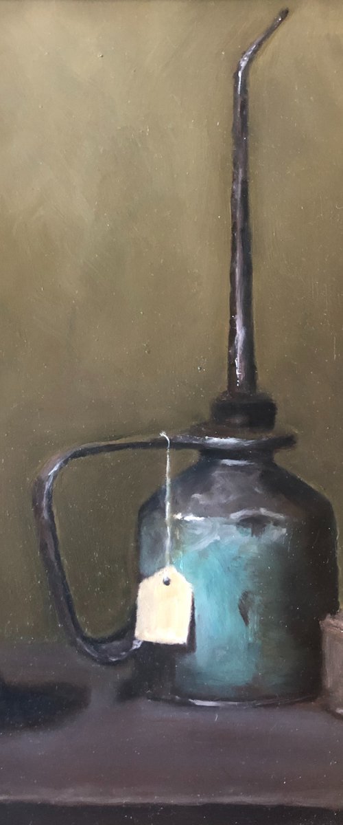 Oil Cans by Marybeth Hucker