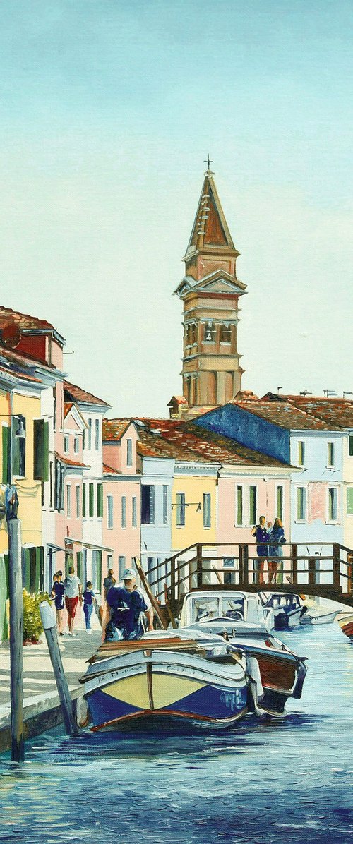 Venise "Sur l'ile de Burano" by Roger Bailleul