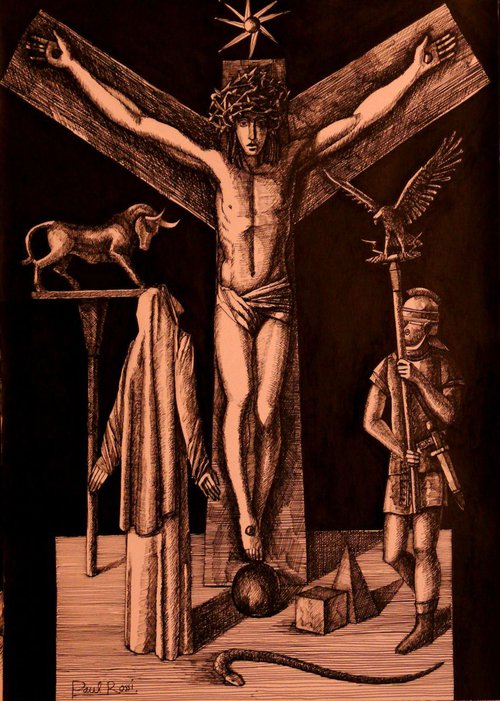 Crucifixion V by Paul Rossi