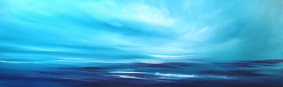 Just Blue - seascape, emotional, panoramic