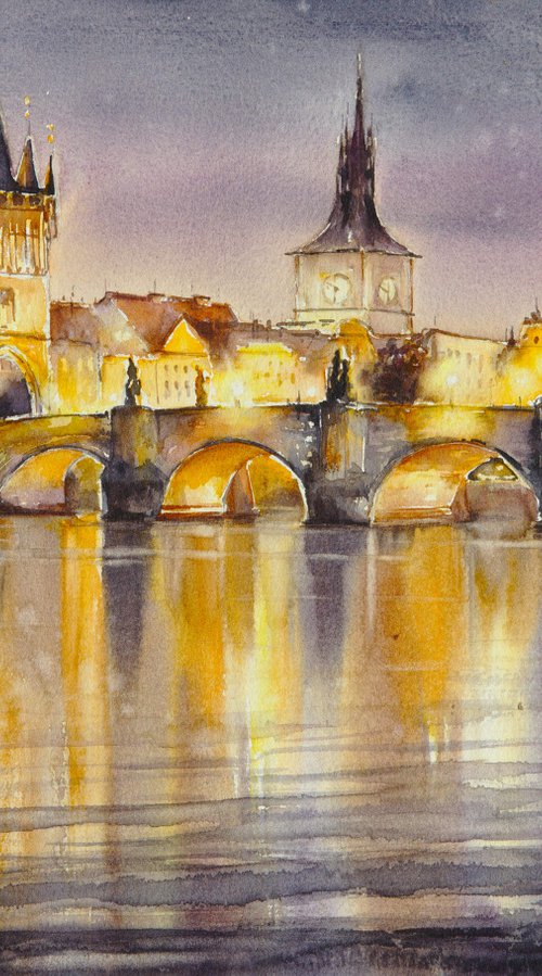 Charles Bridge, Prague by Eve Mazur