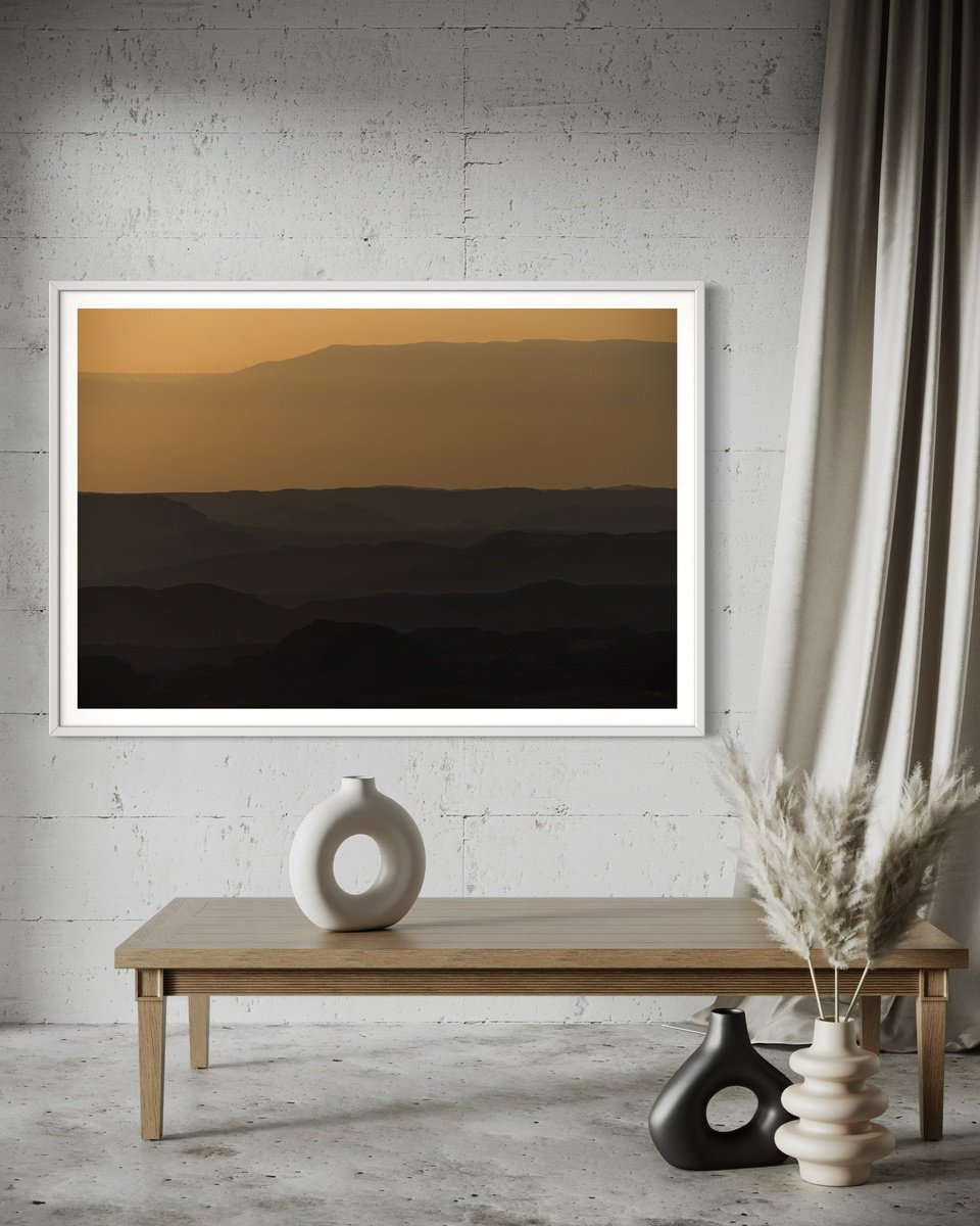 Photograph , Sunrise Over Ramon Crater #2 By Tal Paz-Fridman, 62 X 42, Artwork For Sale On Artfinder