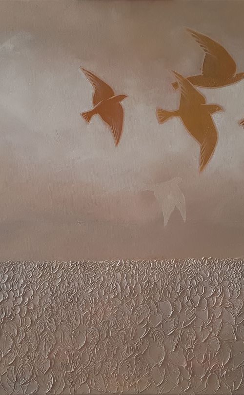 Born to fly (120x80cm) by Mary Voloshyna