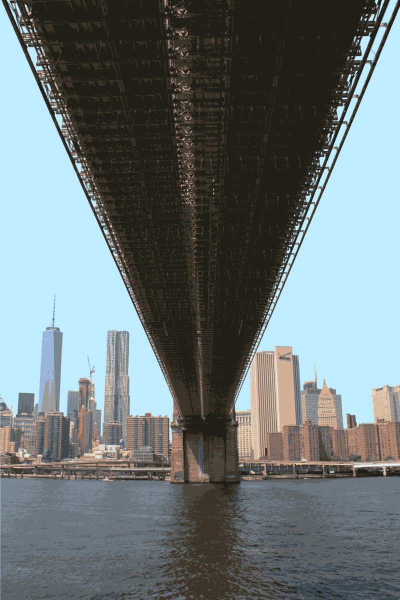 Brooklyn Bridge 3 NY by Keith Dodd