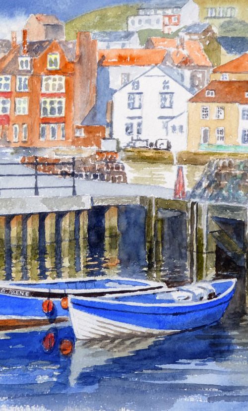 Whitby Harbour (7) by Colin Wadsworth