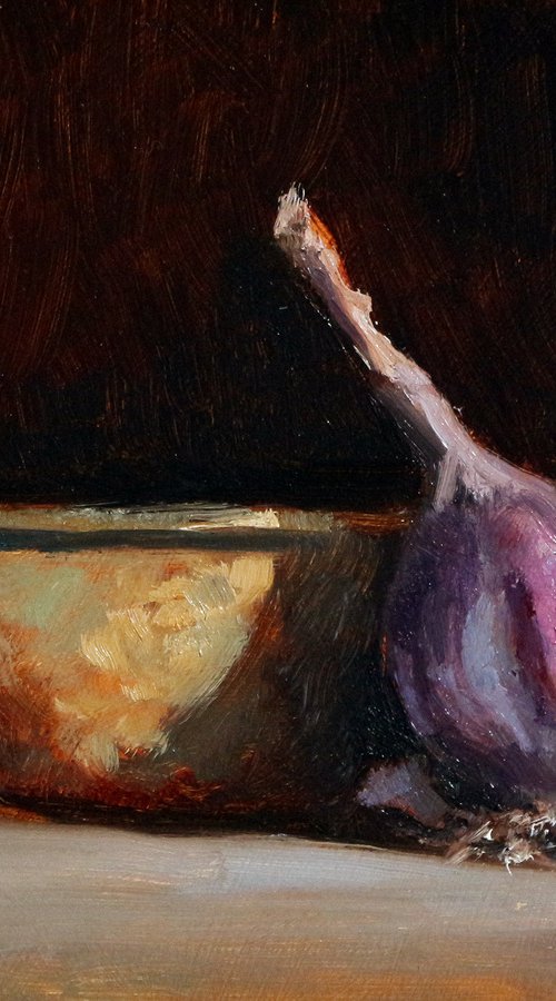 Garlic and a Bowl by Pascal Giroud